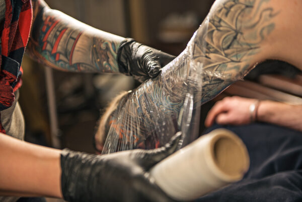 tattoo foil wrap